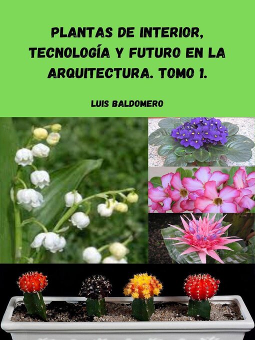 Title details for Plantas de interior, tecnología y futuro en la arquitectura. Tomo 1. by Luis Baldomero Pariapaza Mamani - Wait list